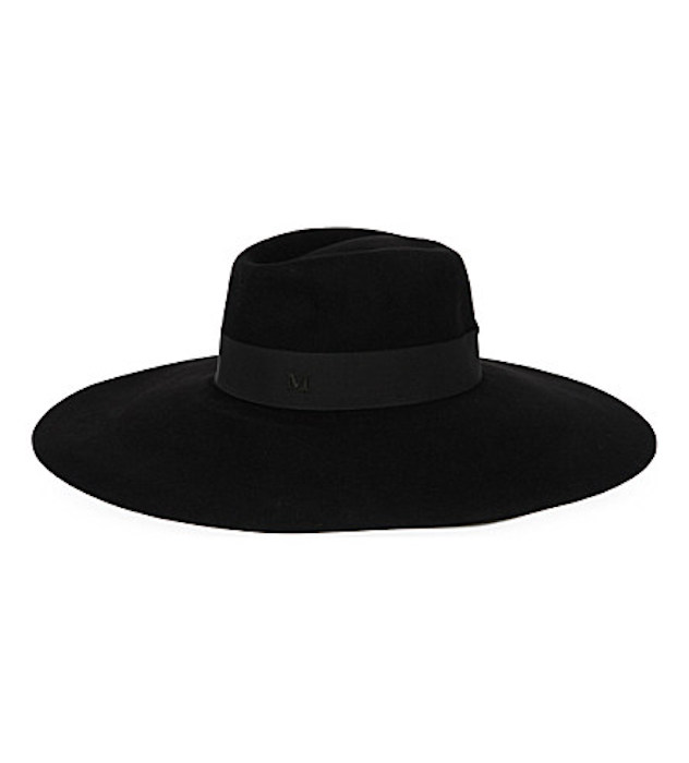 MAISON MICHEL Fara wide-brimmed felt fedora hat